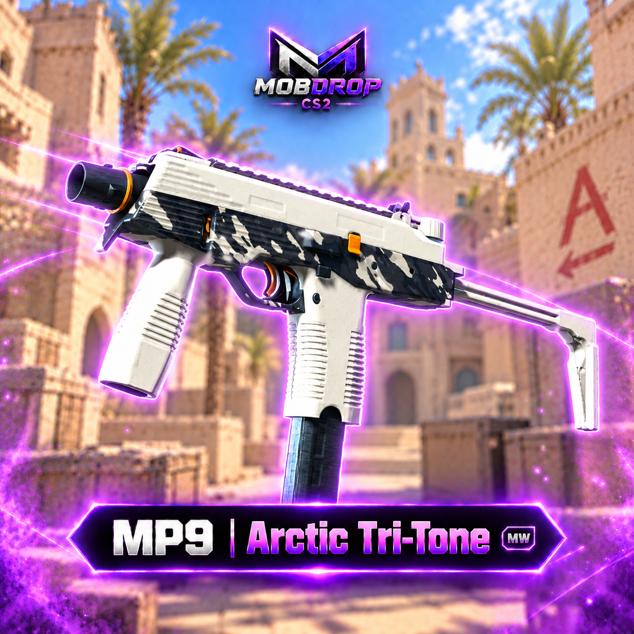 0110- MP9 | Arctic Tri-Tone MW