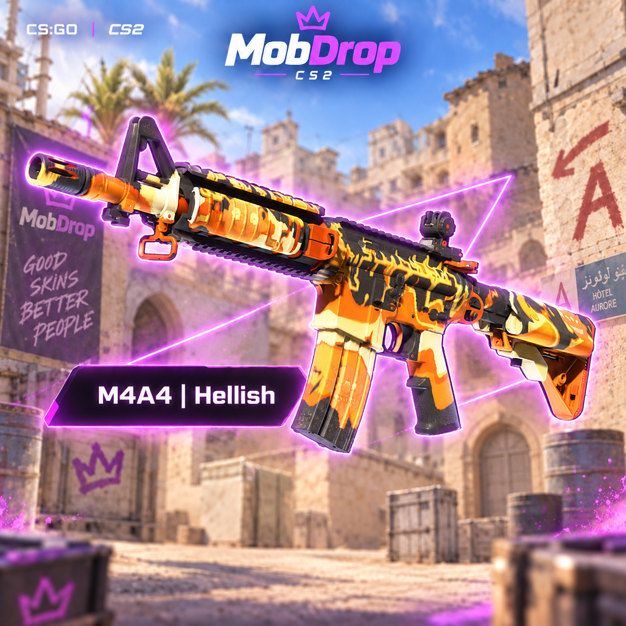 0610-  M4A4 | Hellish BS
