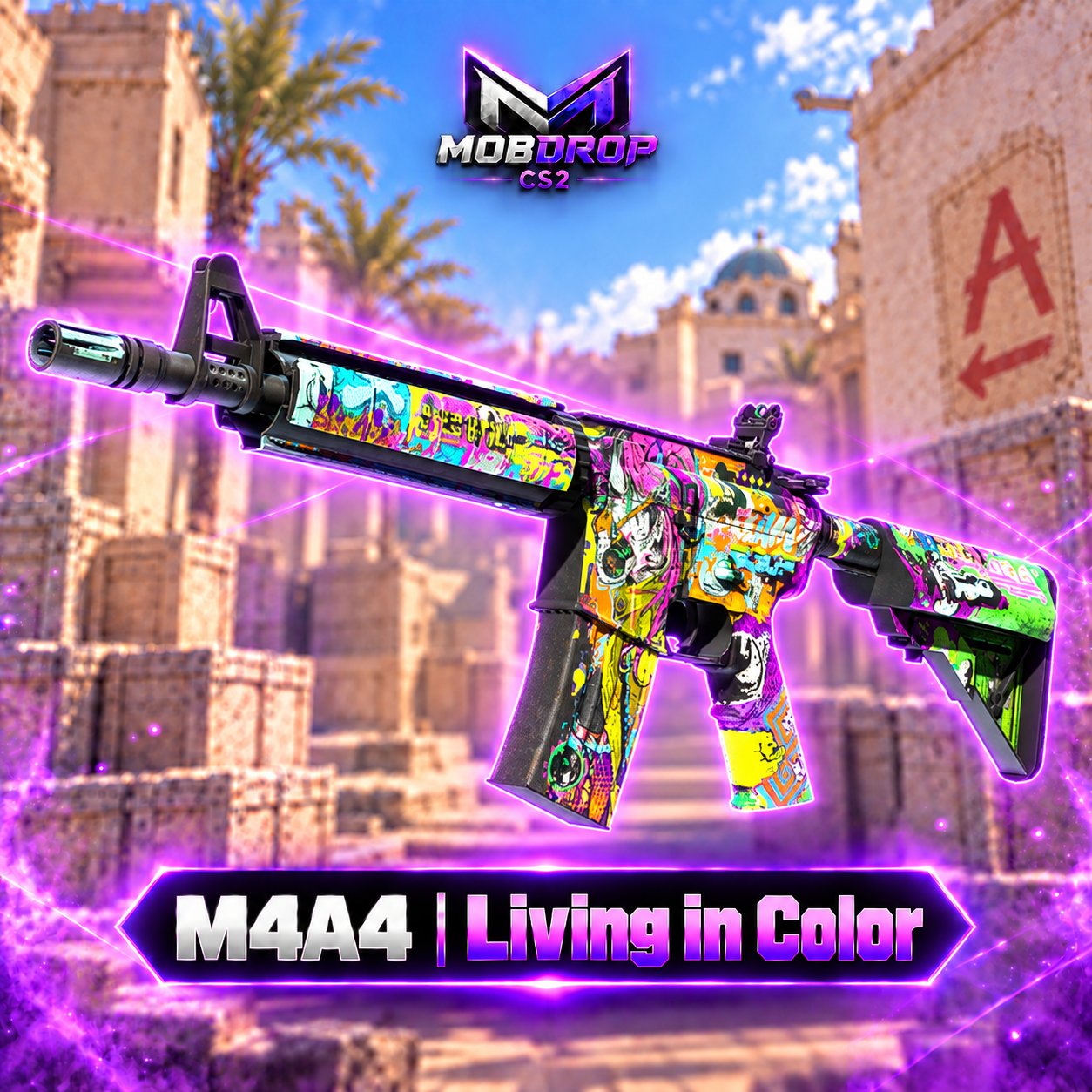 0110- M4A4 | Living in Color FT StatTrak™