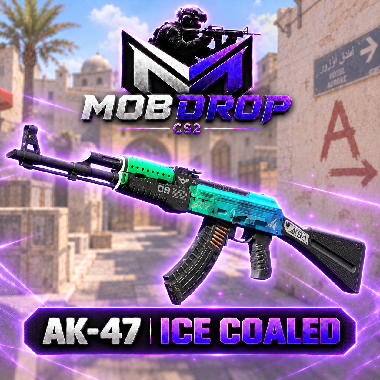 0310- AK-47 | Ice Coaled StatTrak™ — Field-Tested