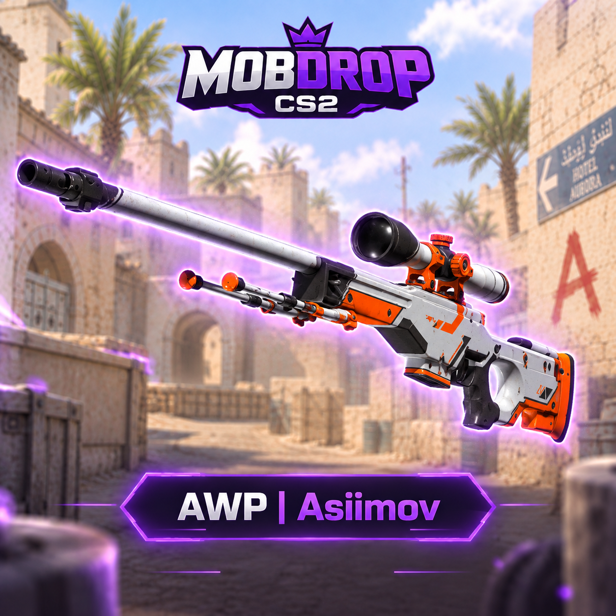 1509- AWP | Asiimov — Well-Worn