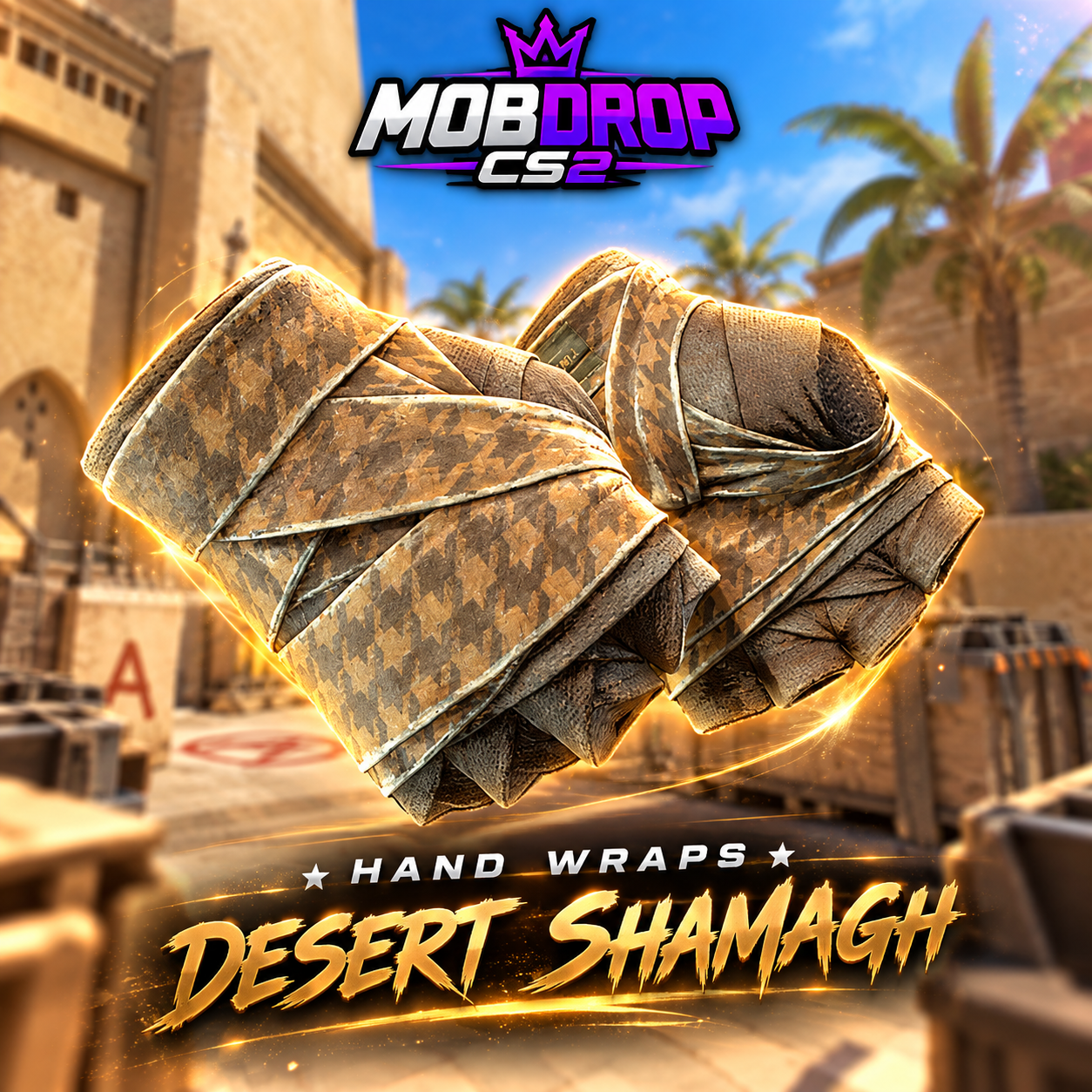 1010- X1 DE CUIUDO — ★ Hand Wraps | Desert Shamagh FT