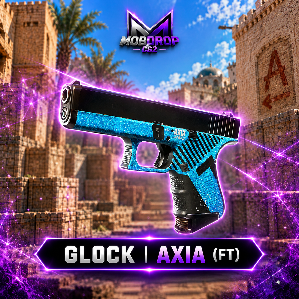 1010 - GLOCK AXIA + 2 COTAS NA 10 DE PREMIOS