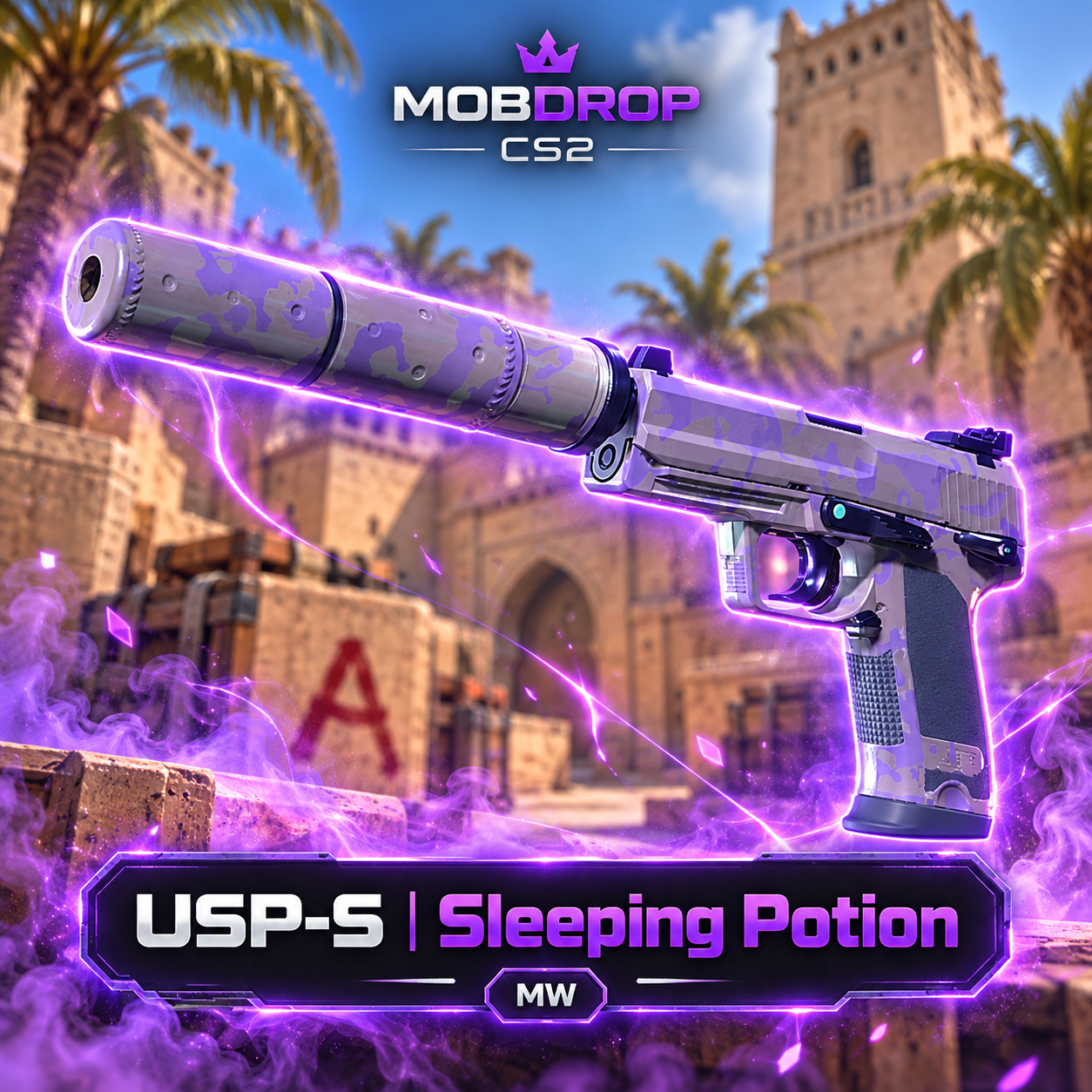 0110- USP-S | Sleeping Potion MW