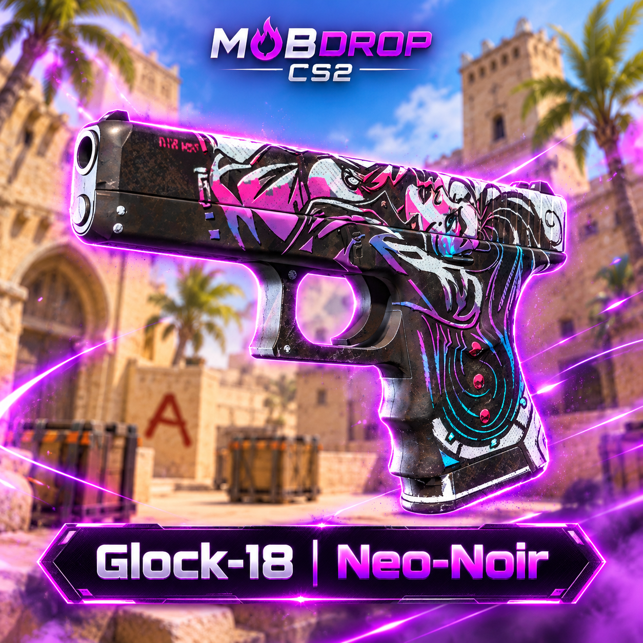 1410- Glock-18 | Neo-Noir FT