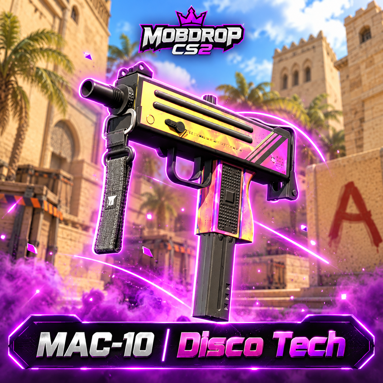 0810- MAC-10 | Disco Tech MW