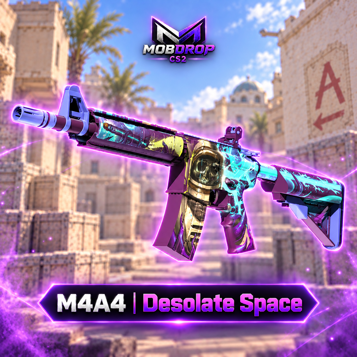 0910- M4A4 | Desolate Space FT