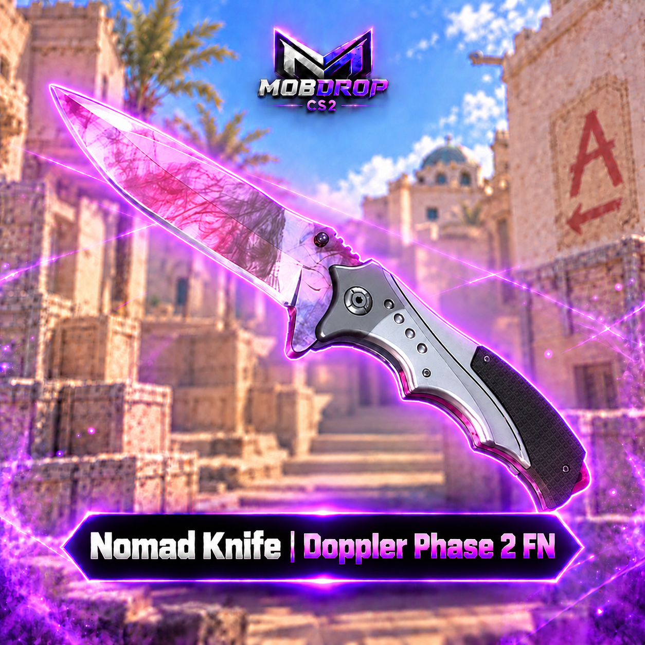 0210- NOMAD KNIFE | DOPPLER PHASE 2 FN